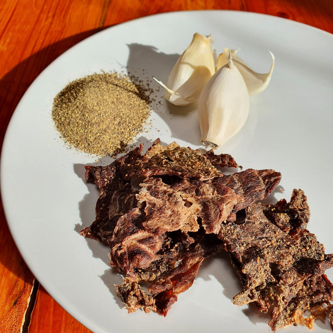 Garlic Pepper Carne Seca
