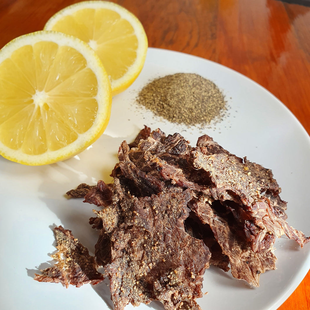 Lemon Pepper Carne Seca