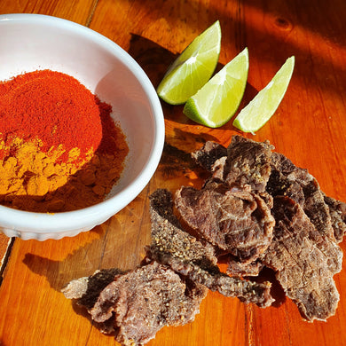 Mexican Carne Seca - By the POUND - Spicy Chile Tepin - All natural, hand  cut beef jerky